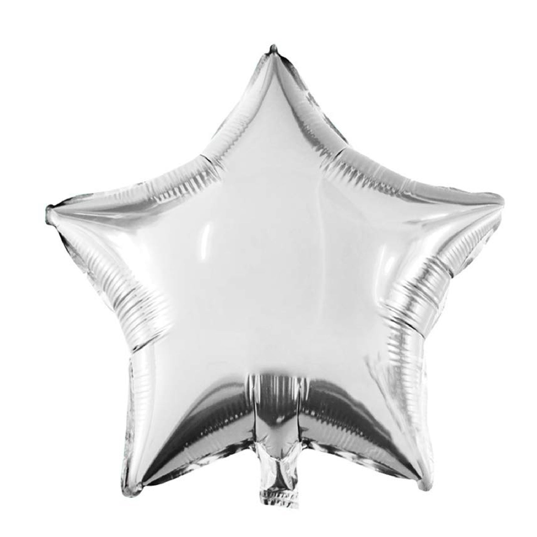 Silver Star Foil Balloon 18"