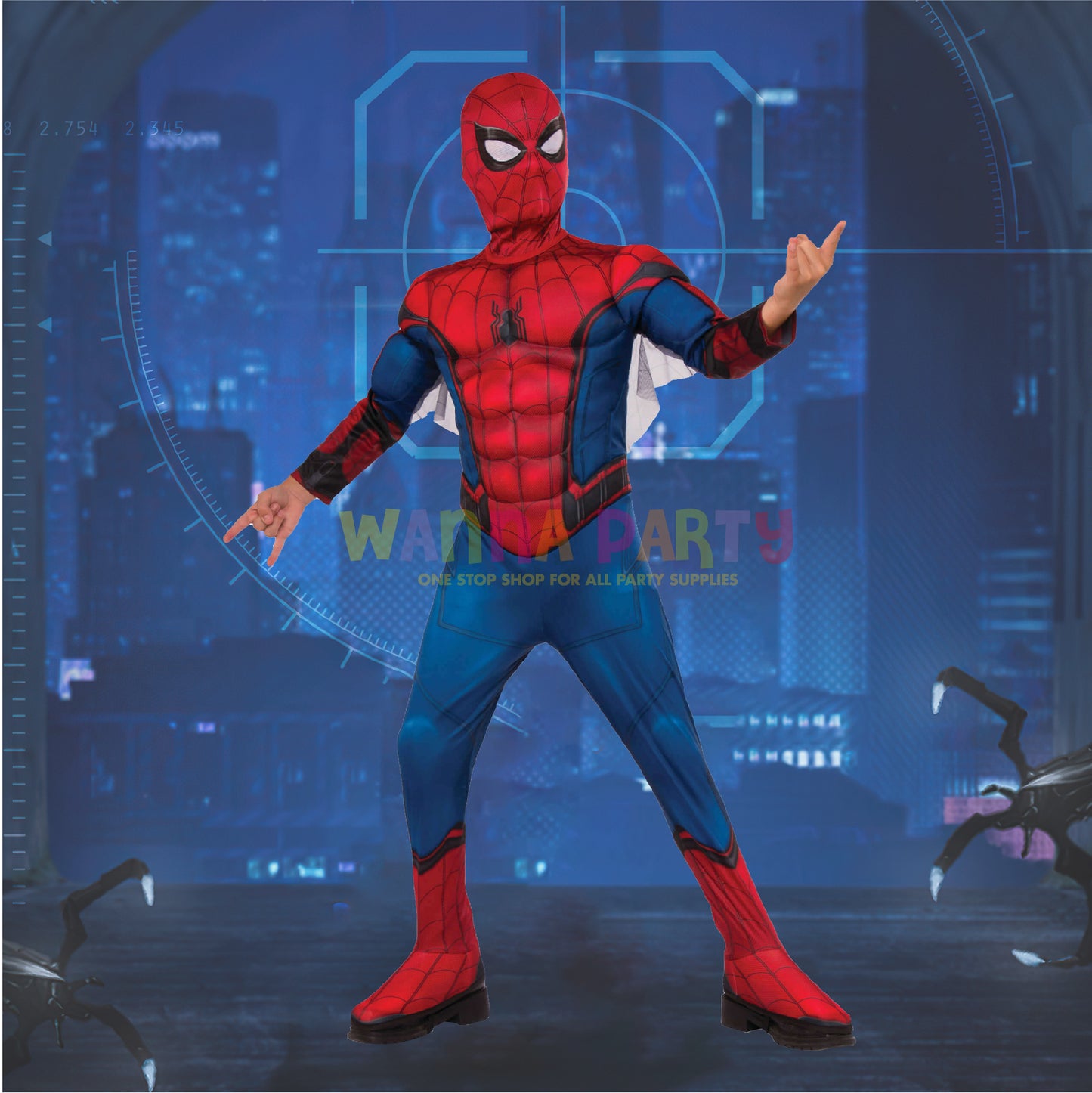 Muscular Spiderman Costume