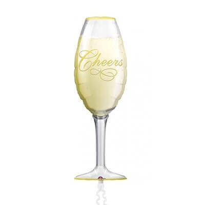 Champagne Glass Balloons 38in P30