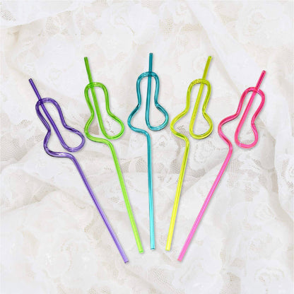 Willy Shaped Drinking Straws | Fun Bachelorette Party Accessory | Quirky Favors - 10PCS