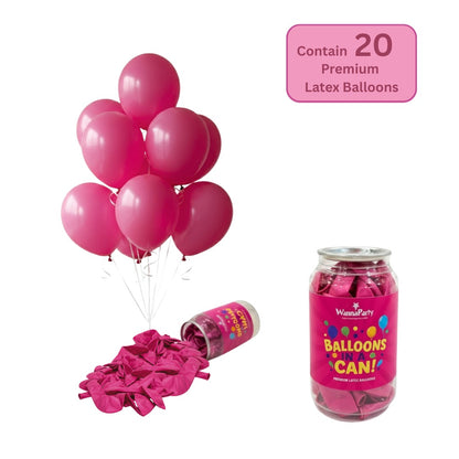 Hot Pink Latex Balloons 10" - 20PC