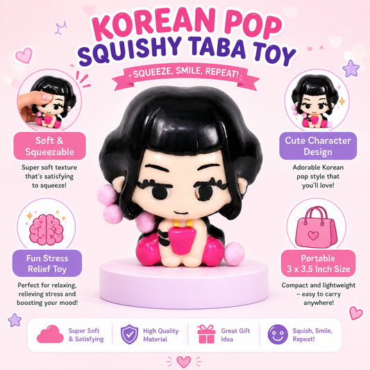 K-POP Zoey Squishy Taba Toys - 1PC
